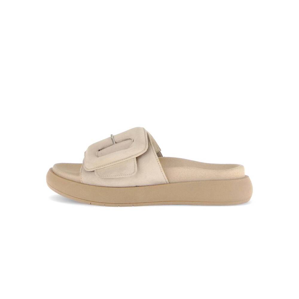 NEW GABOR women's wrapped velcro buckle slip on sandal in desert